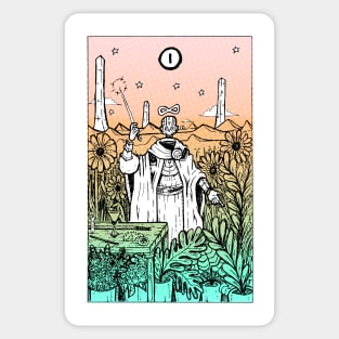 Rainbow Tarot Magician Sticker